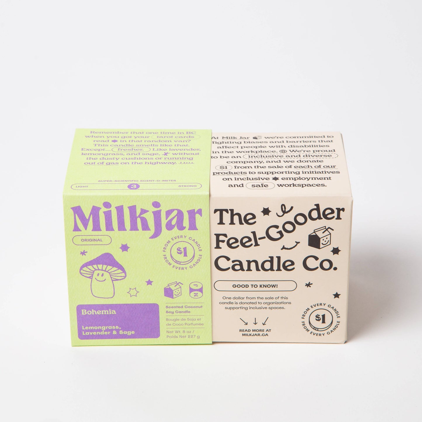 Milk Jar Candle Co. Bohemia Scented Candle - Osmology Scented Candles & Home Fragrance