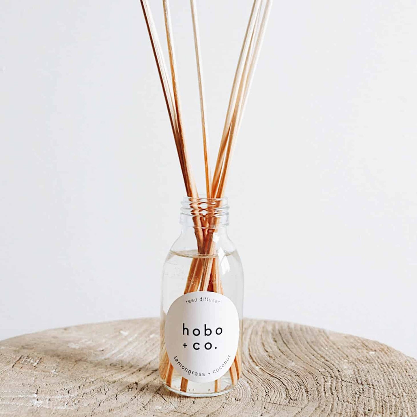 Hobo + Co. Lemongrass & Coconut Reed Diffuser - Osmology Scented Candles & Home Fragrance
