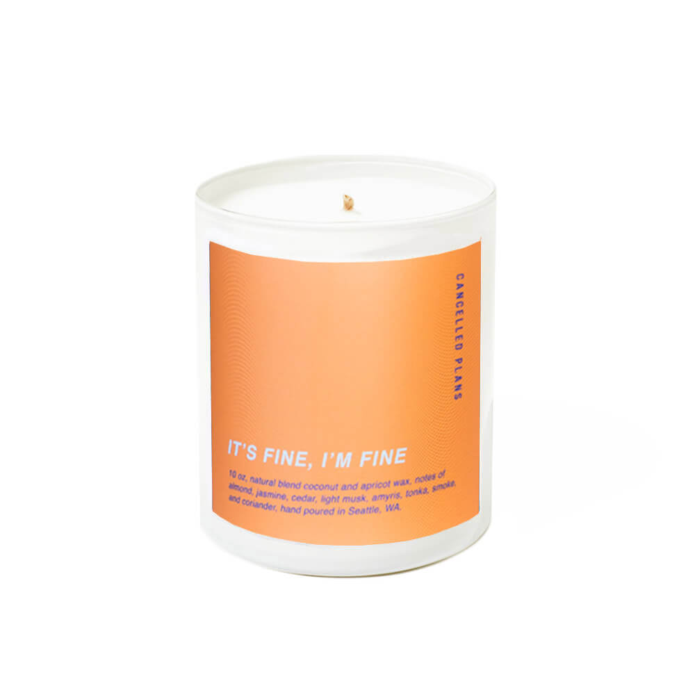 Cancelled Plans It's Fine, I'm Fine Scented Candle - Osmology Scented Candles & Home Fragrance