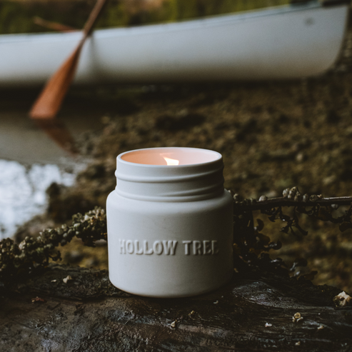 Hollow Tree Canoe Scented Candle - Osmology Scented Candles & Home Fragrance