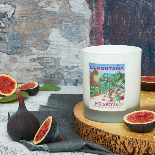 La Montaña Fig Grove Scented Candle - Osmology Scented Candles & Home Fragrance