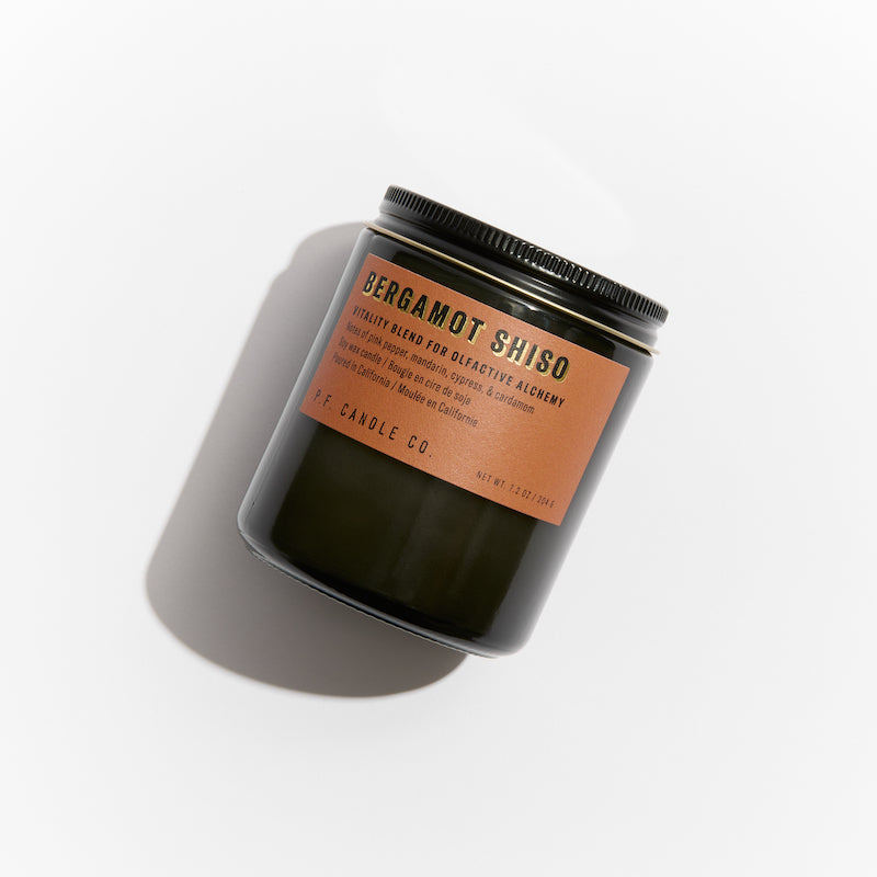 P.F. Candle Co. Bergamot Shiso Scented Candle - Osmology Scented Candles & Home Fragrance