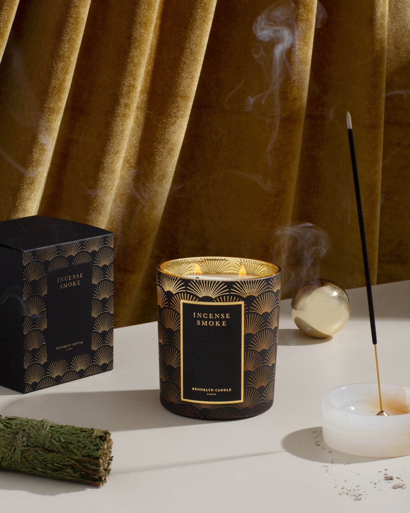 Brooklyn Candle Studio Incense Smoke Scented Candle - Osmology Scented Candles & Home Fragrance