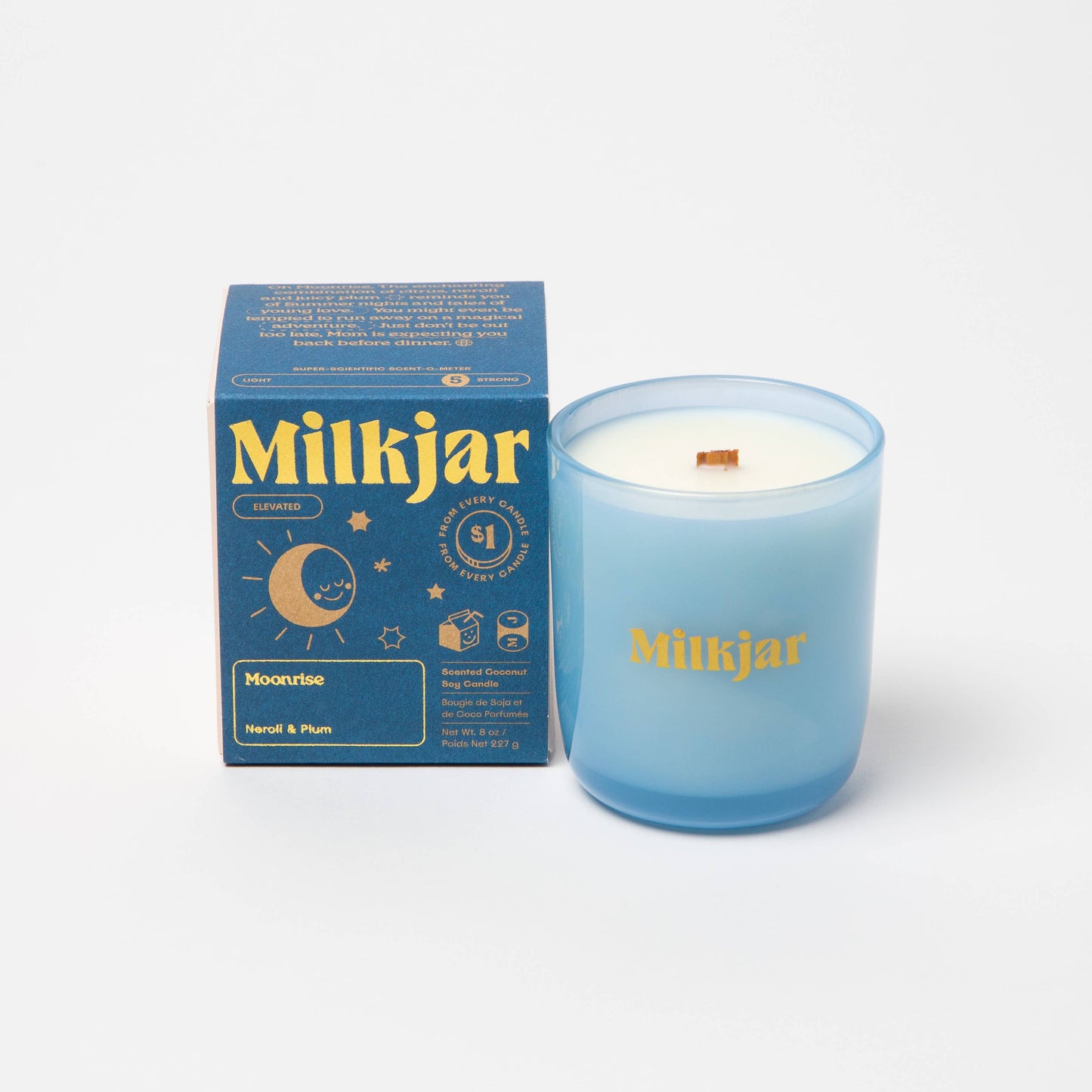 Milk Jar Candle Co. Moonrise Scented Candle - Osmology Scented Candles & Home Fragrance