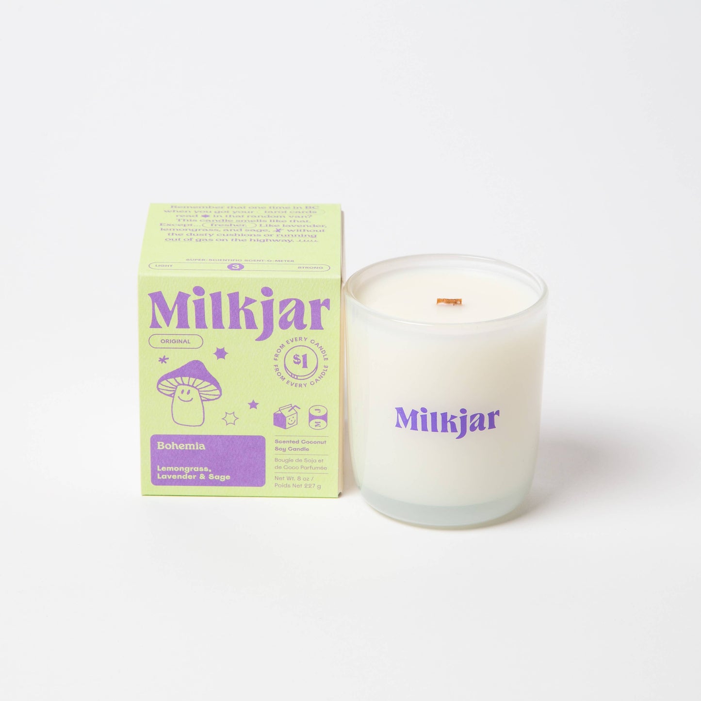 Milk Jar Candle Co. Bohemia Scented Candle - Osmology Scented Candles & Home Fragrance