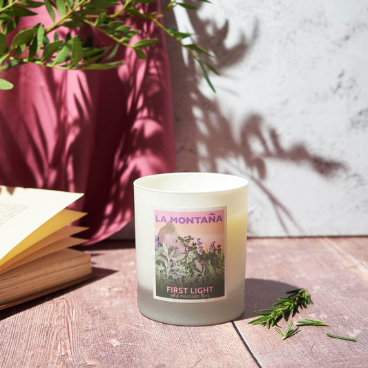 First Light Scented Candle by La Montaña