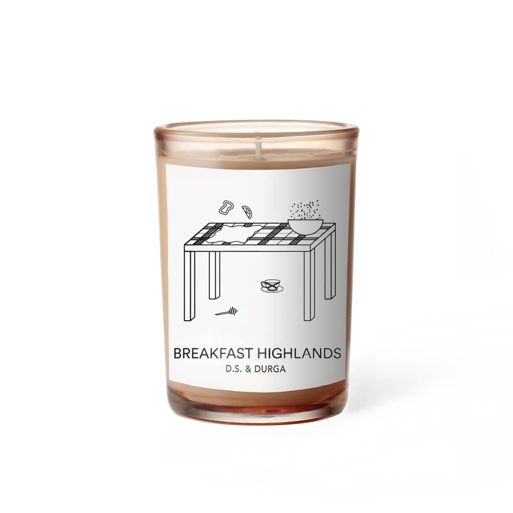 Breakfast Highlands Scented Candle by D.S. & DURGA