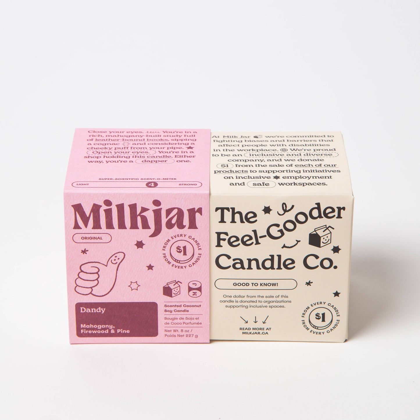 Milk Jar Candle Co. Dandy Scented Candle