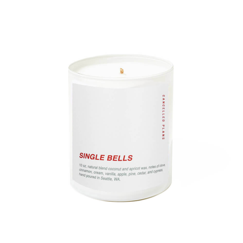 Single Bells Scented Candle by Cancelled Plans