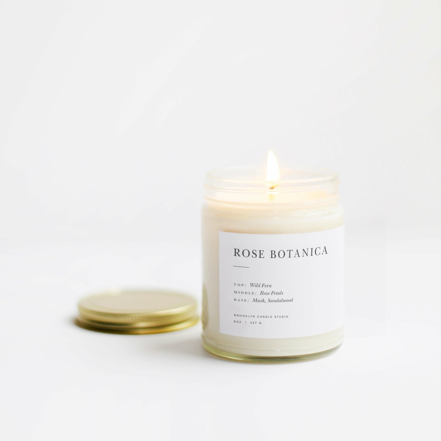 Rose Botanica Candle by Brooklyn Candle Studio