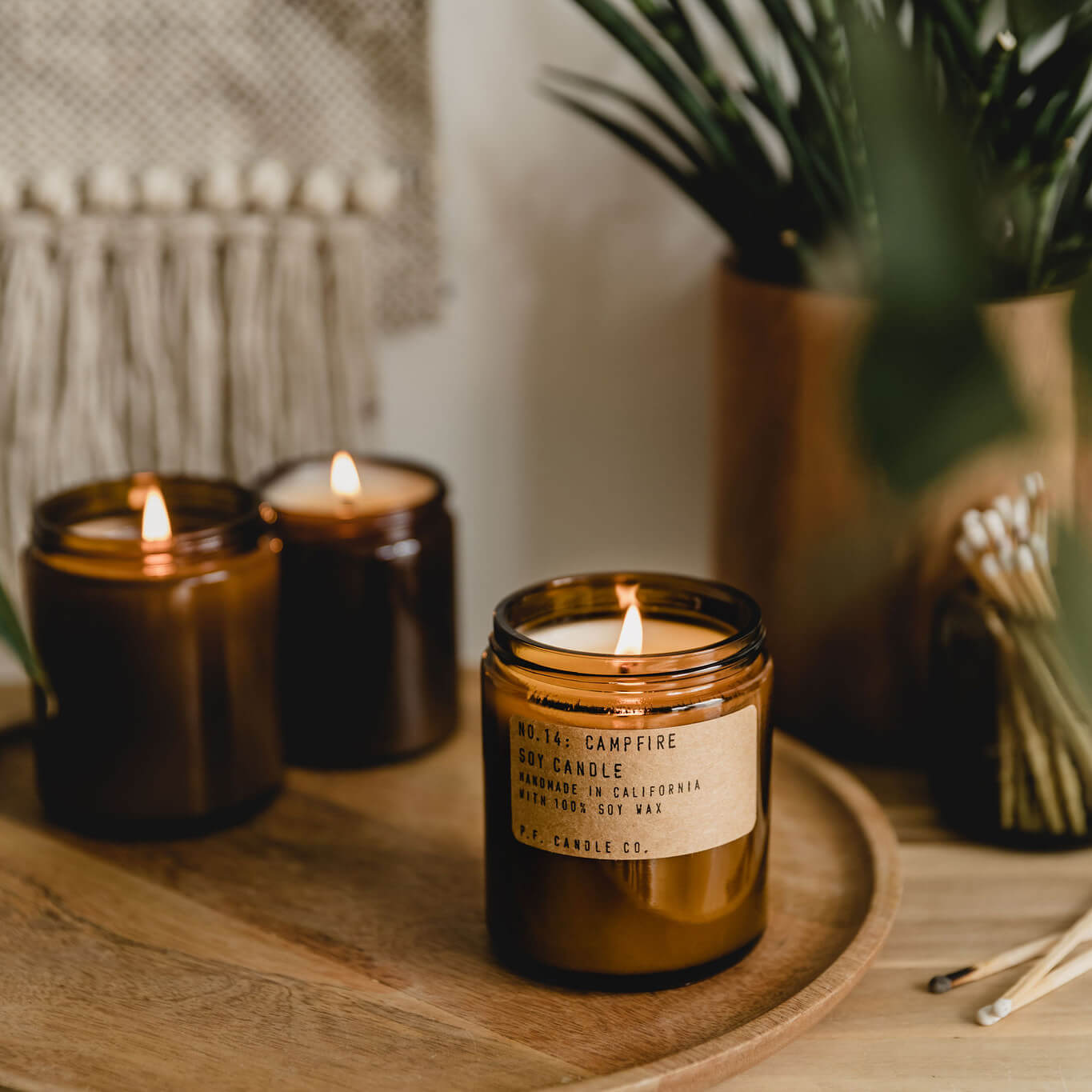No.14 Campfire Scented Candle by P.F. Candle Co.