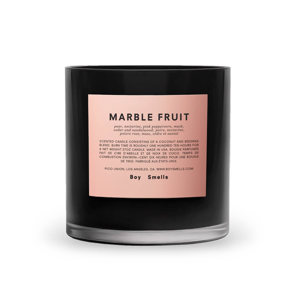 Marble Fruit Scented Candle by Boy Smells