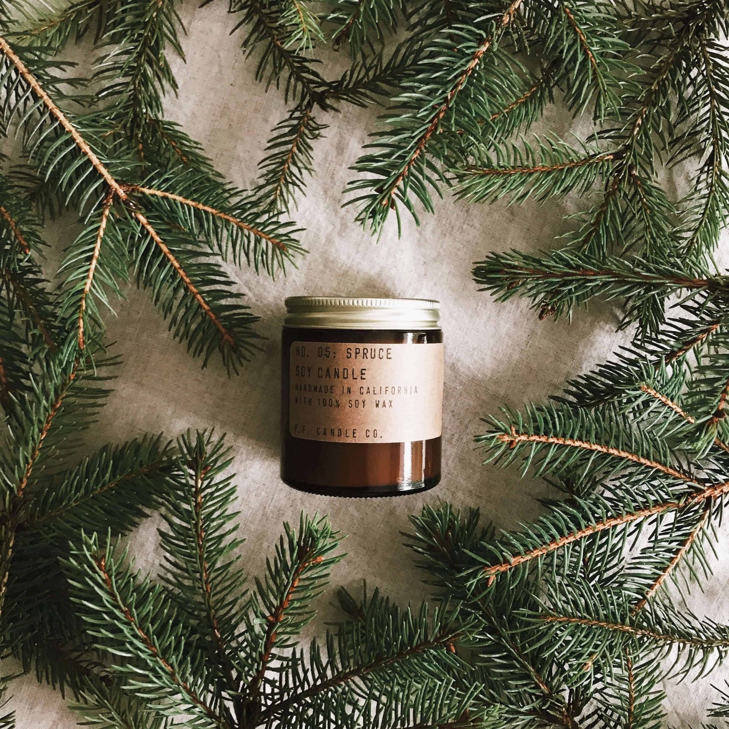 P.F. Candle Co. Spruce Scented Candle - Osmology Scented Candles & Home Fragrance