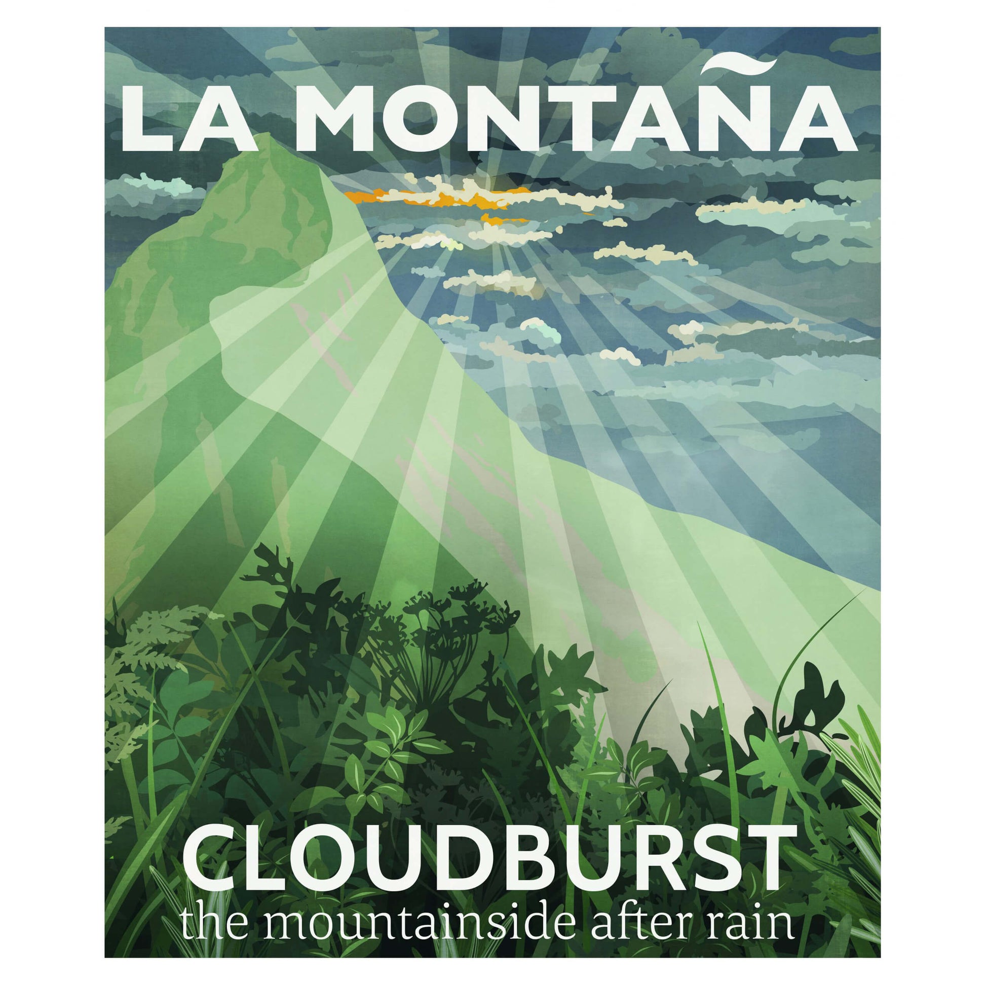 Cloudburst Scented Candle by La Montaña