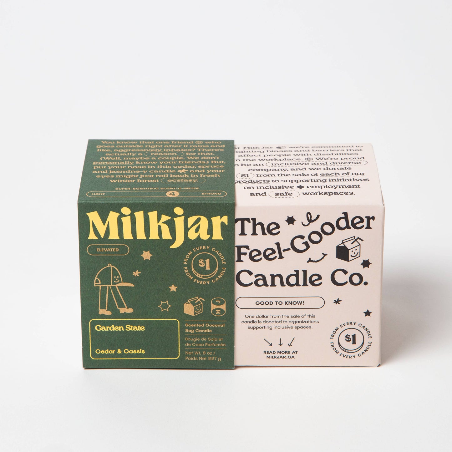 Milk Jar Candle Co. Garden State Scented Candle - Osmology Scented Candles & Home Fragrance