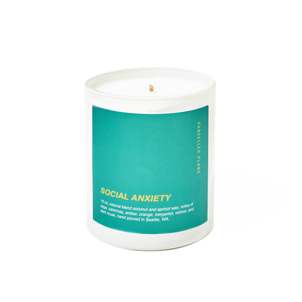 Social Anxiety Scented Candle by Cancelled Plans