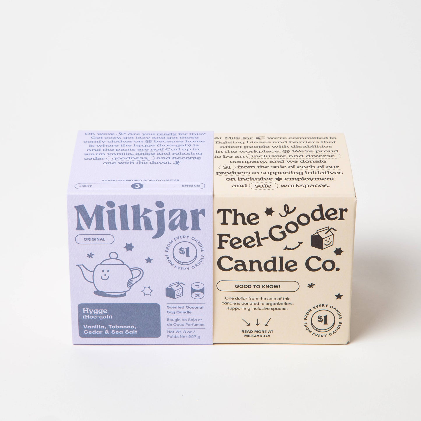 Milk Jar Candle Co. Hygge Scented Candle - Osmology Scented Candles & Home Fragrance