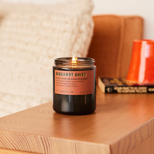 P.F. Candle Co. Bergamot Shiso Scented Candle