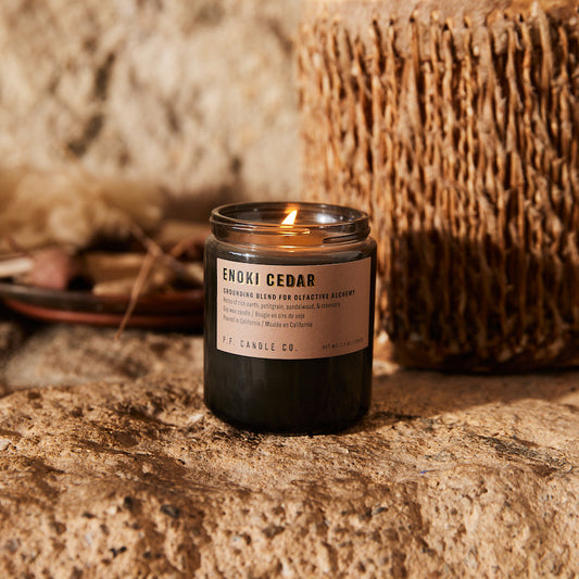 P.F. Candle Co. Enoki Cedar Scented Candle