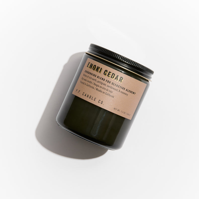 P.F. Candle Co. Enoki Cedar Scented Candle - Osmology Scented Candles & Home Fragrance