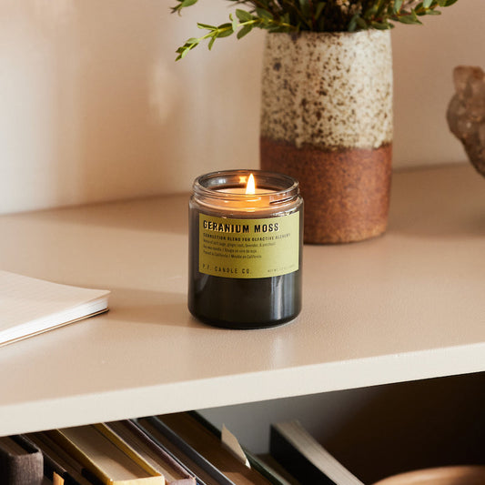 P.F. Candle Co. Geranium Moss Scented Candle