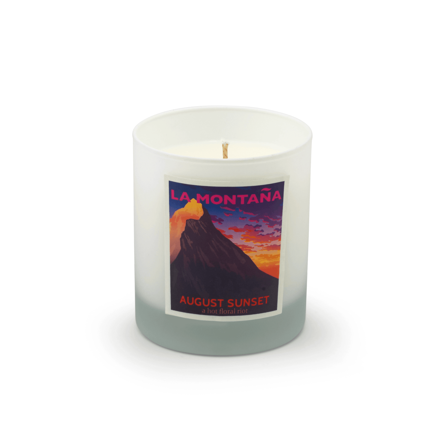 La Montaña August Sunset Scented Candle