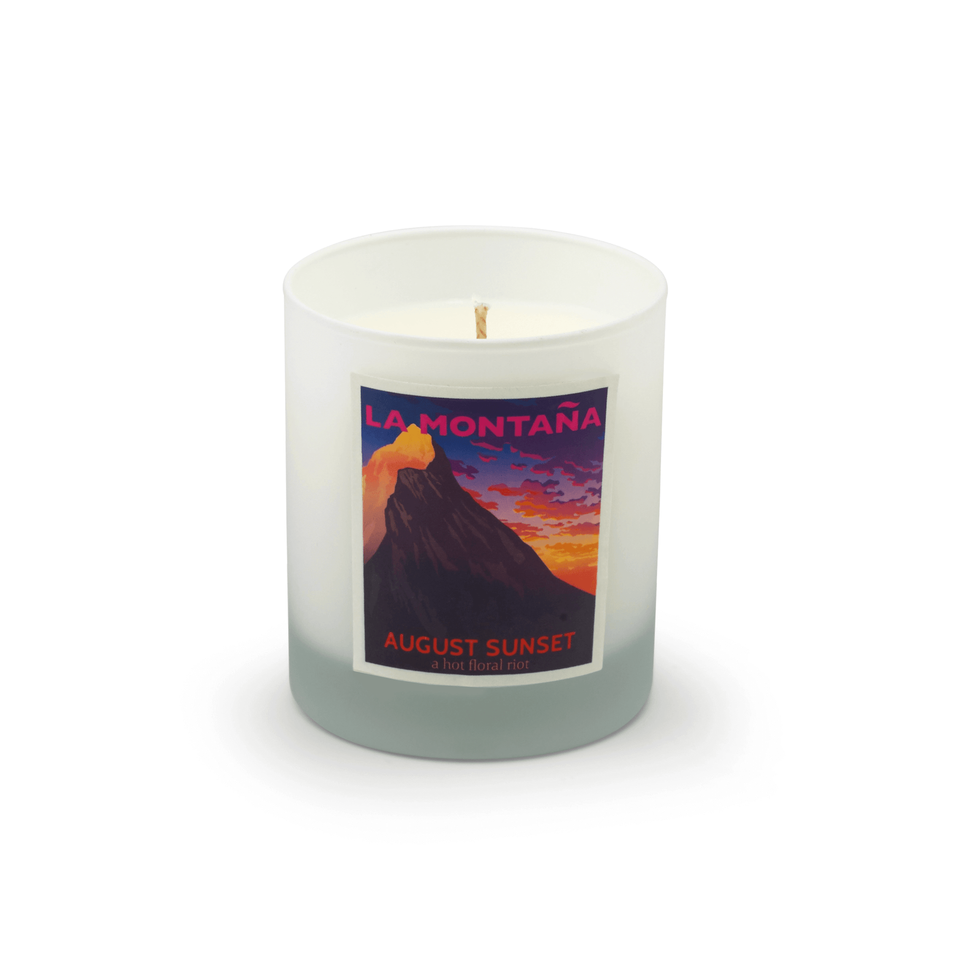 La Montaña August Sunset Scented Candle - Osmology Scented Candles & Home Fragrance