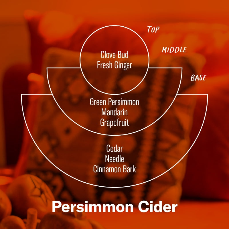 P.F. Candle Co. Persimmon Cider Scented Candle - Osmology Scented Candles & Home Fragrance