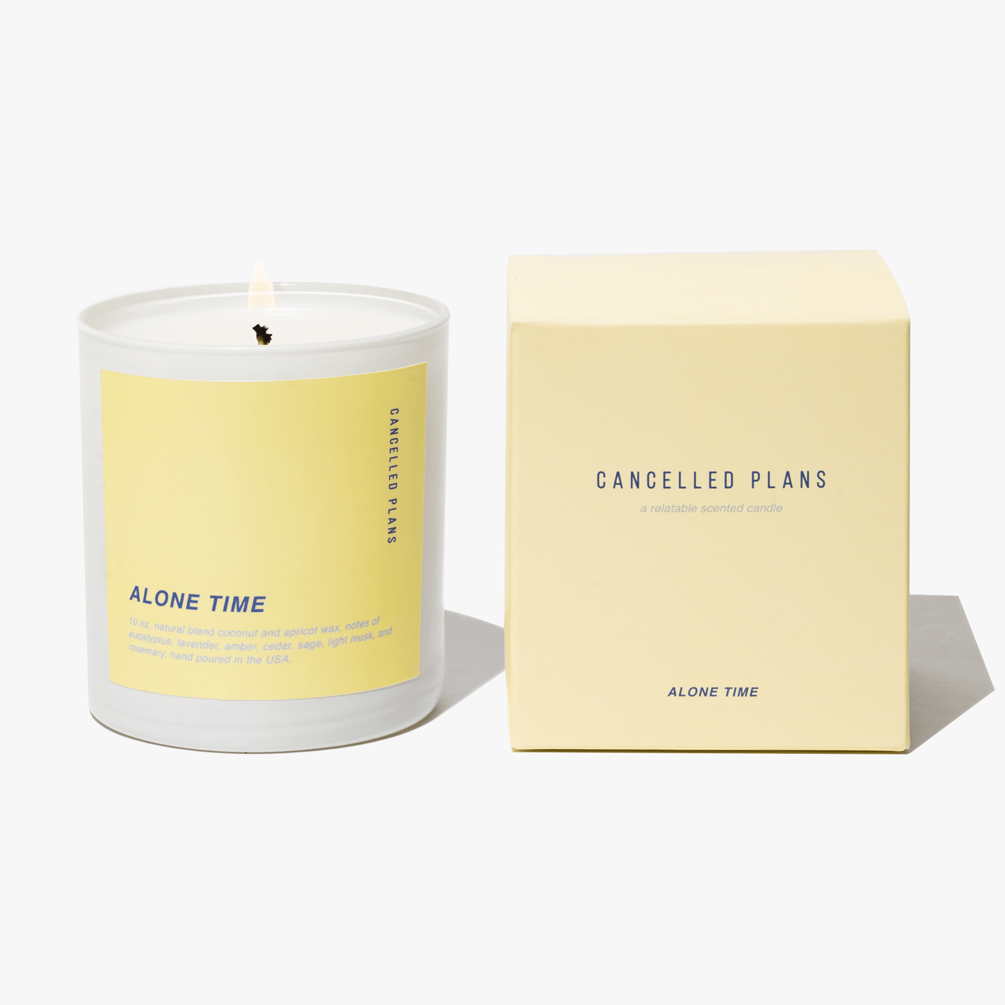 Alone Time Scented Candle by Cancelled Plans