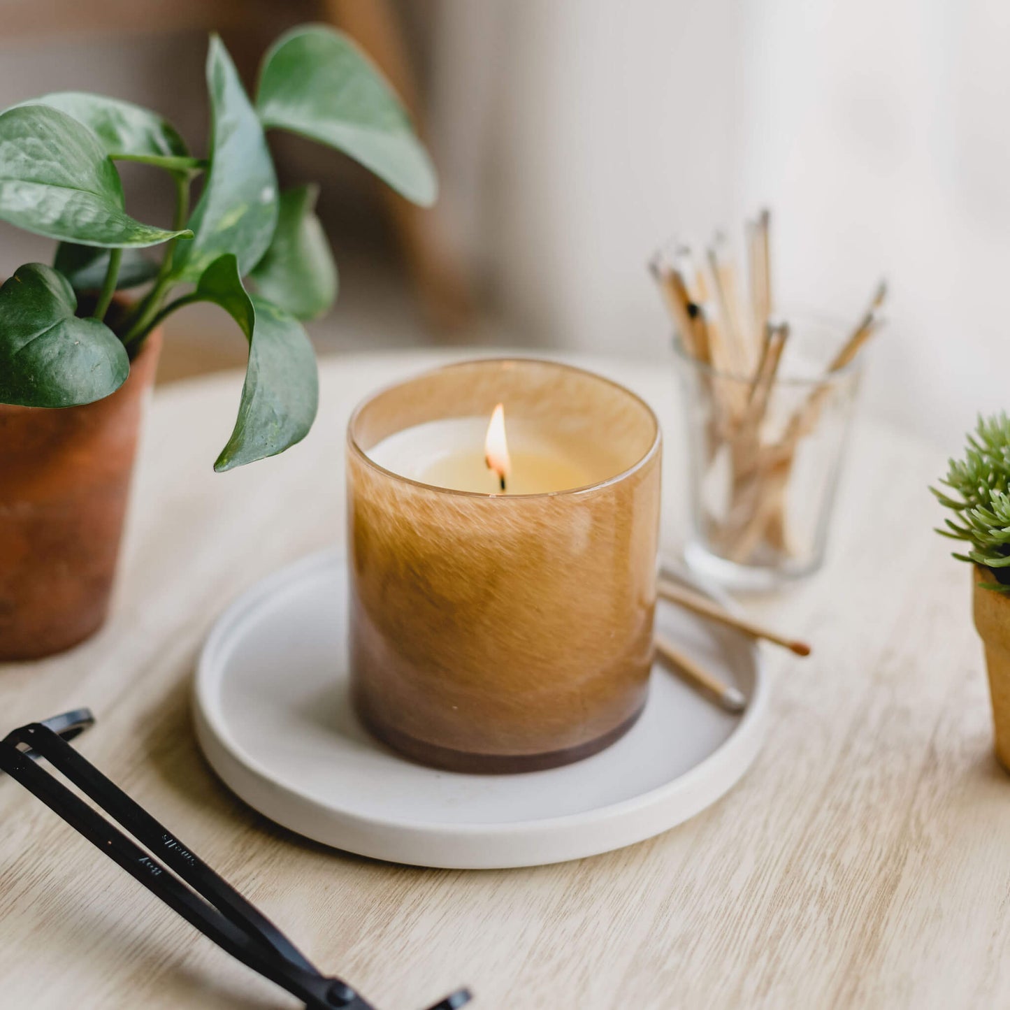 Amber Black Vanilla Candle by LAFCO