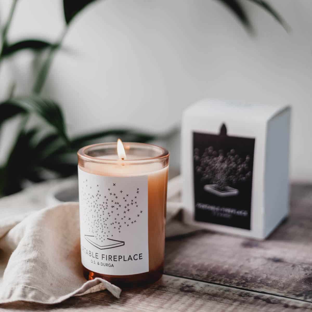 Portable Fireplace Scented Candle by D.S. & DURGA