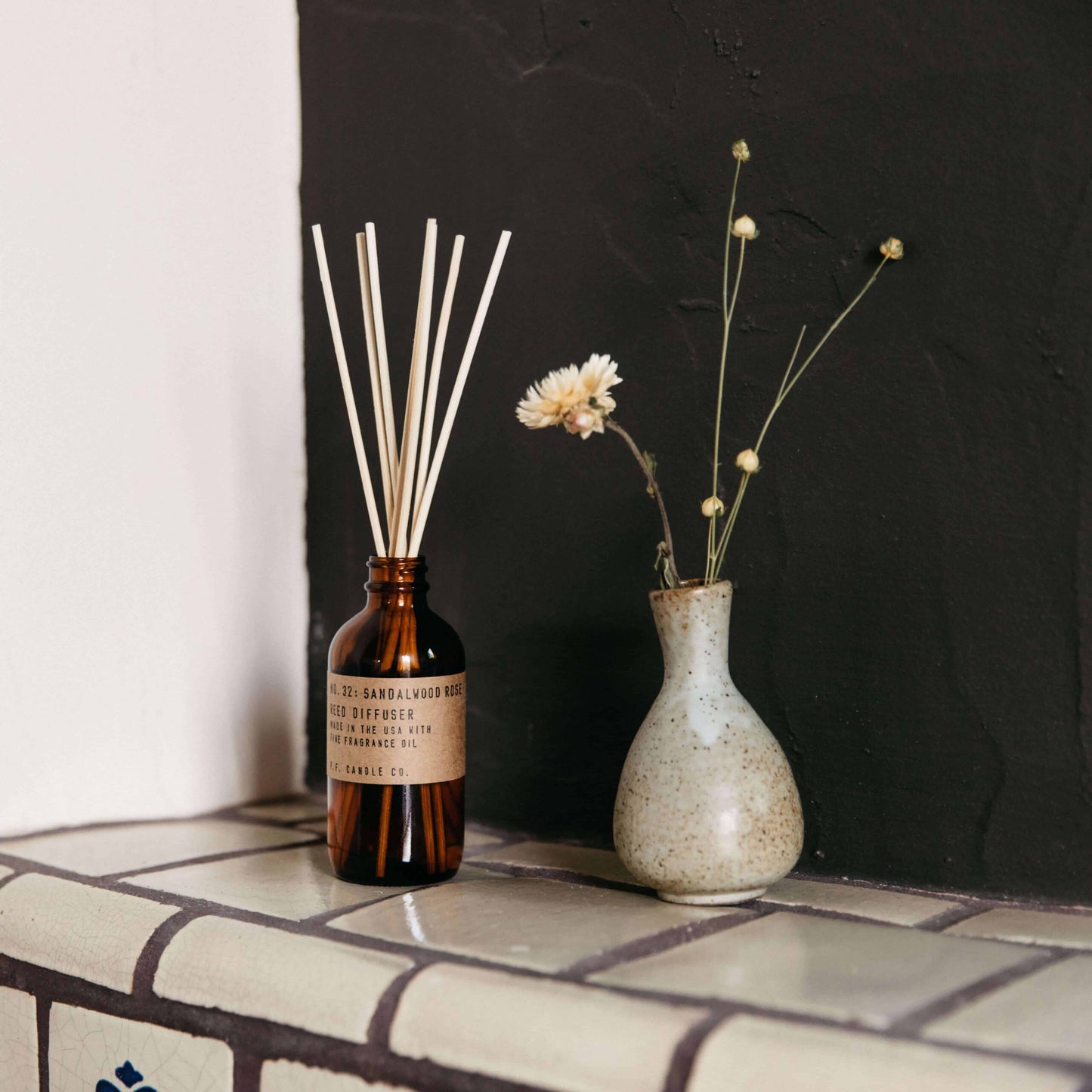 Sandalwood Rose Reed Diffuser by P.F. Candle Co.
