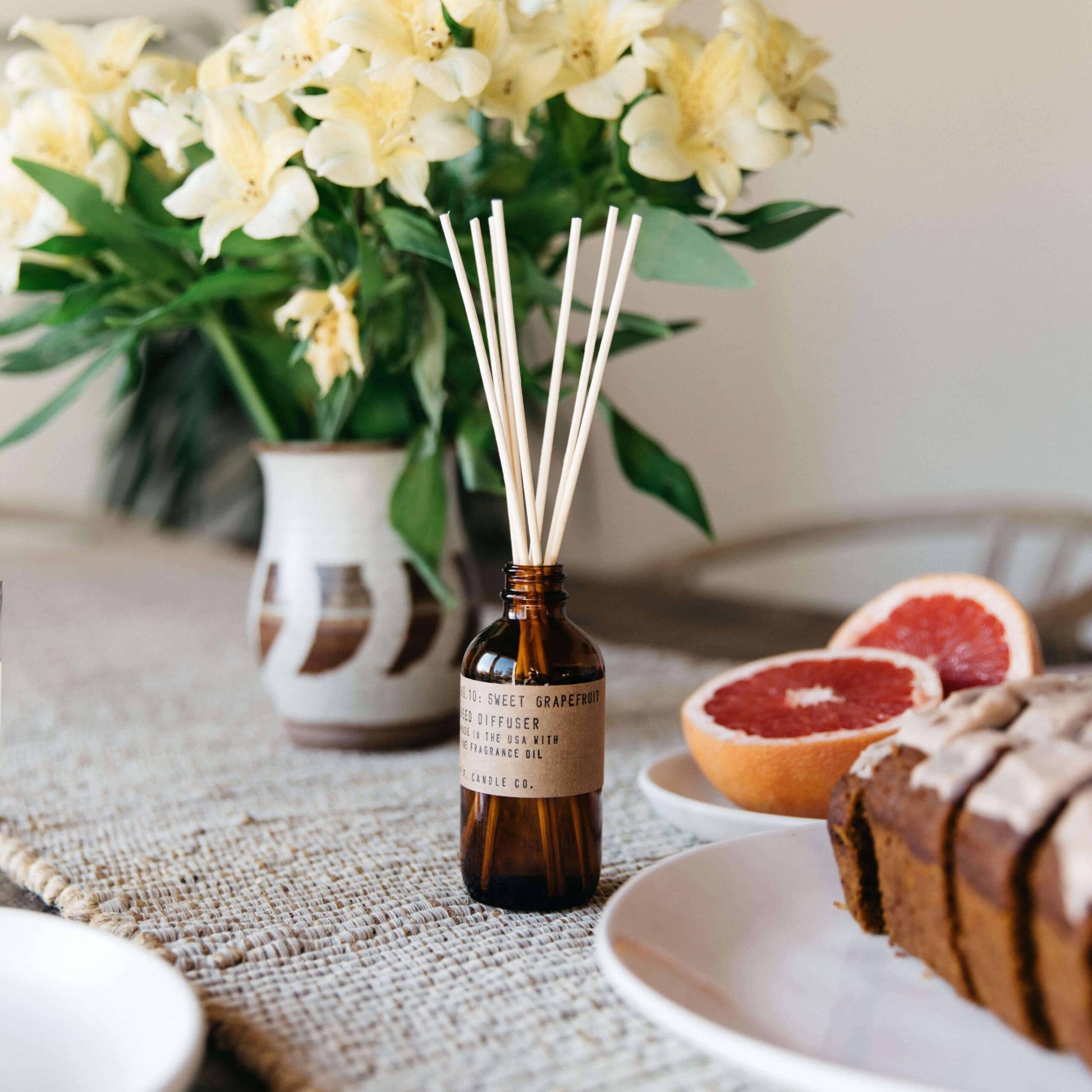 Sweet Grapefruit Reed Diffuser by P.F. Candle Co.