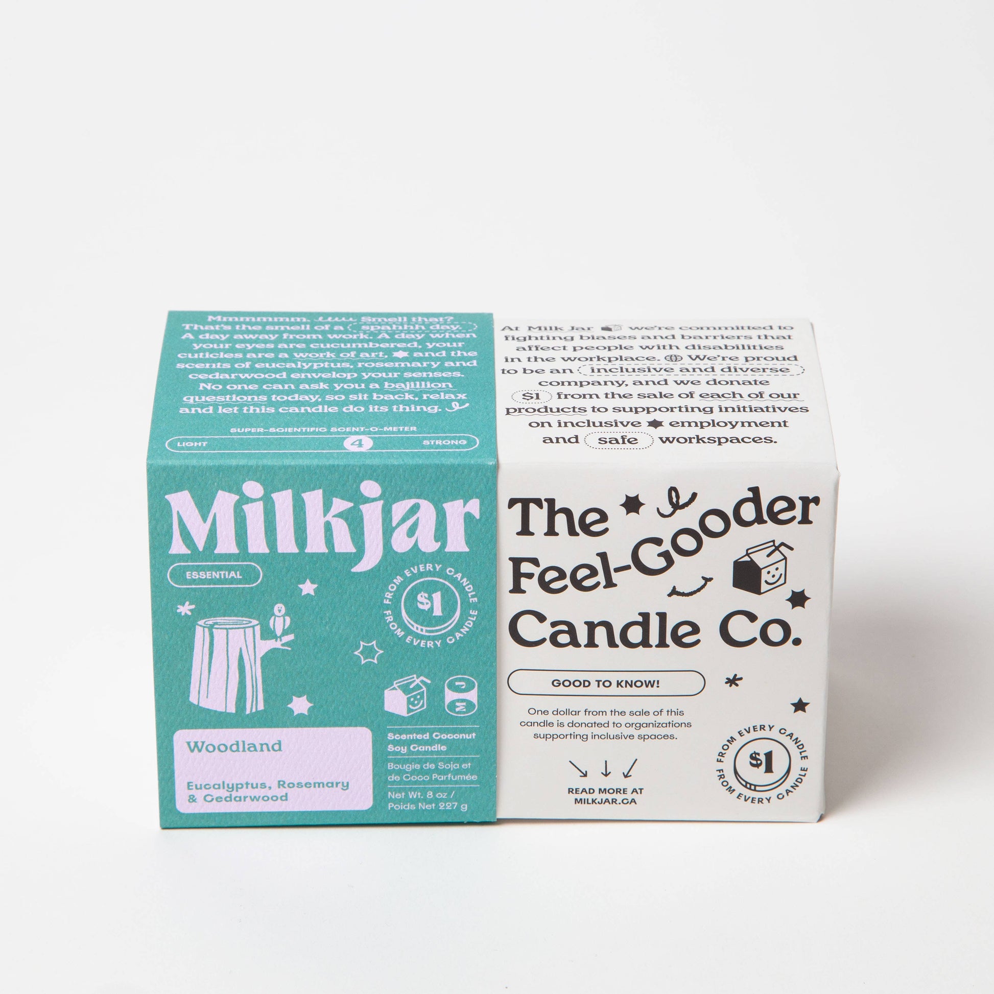 Milk Jar Candle Co. Woodland Scented Candle - Osmology Scented Candles & Home Fragrance