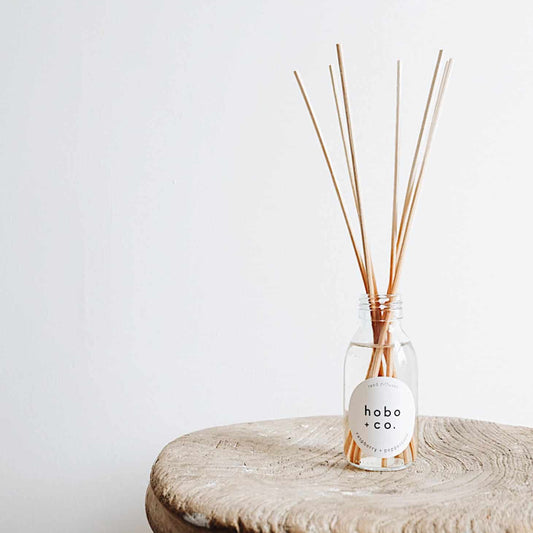 Hobo + Co. Raspberry & Peppercorn Reed Diffuser - Osmology Scented Candles & Home Fragrance