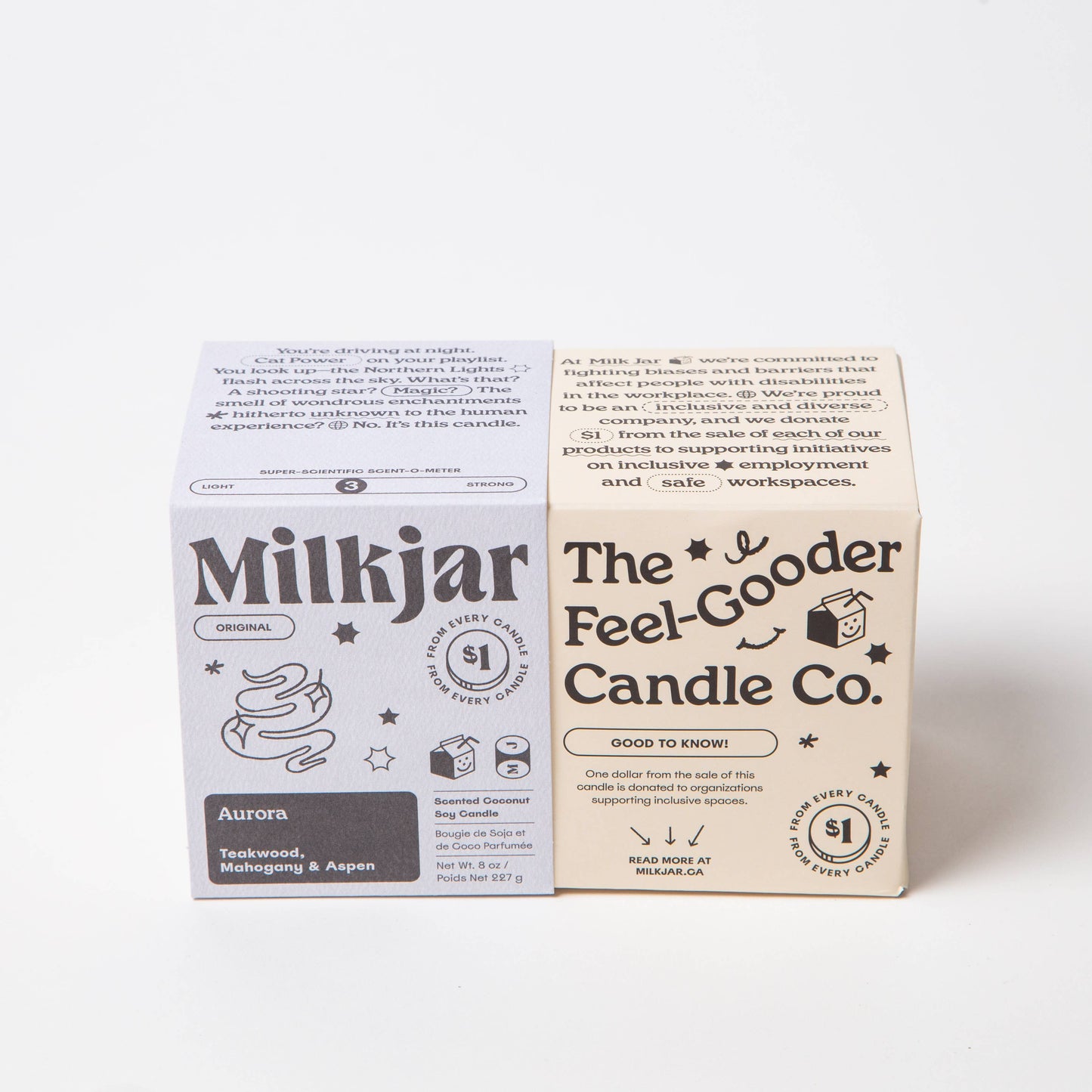 Milk Jar Candle Co. Aurora Scented Candle - Osmology Scented Candles & Home Fragrance