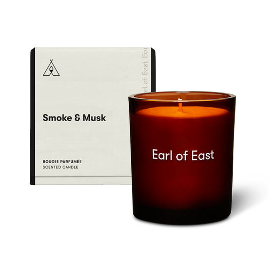 Earl of East Smoke & Musk Scented Candle - Osmology Scented Candles & Home Fragrance