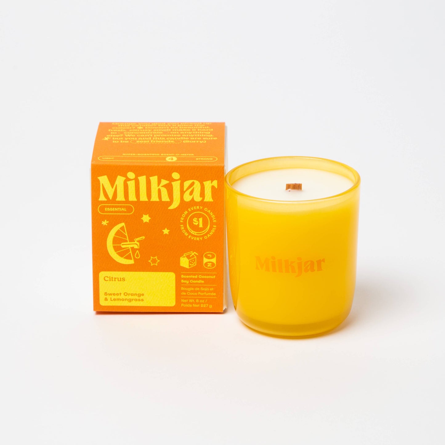 Milk Jar Candle Co. Citrus Scented Candle - Osmology Scented Candles & Home Fragrance