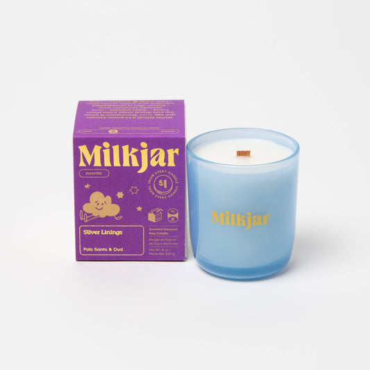 Milk Jar Candle Co. Silver Linings Scented Candle